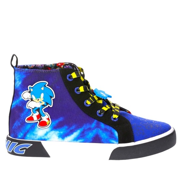 Sonic Little & Big Boys High-Top Sneaker size 4 - Picture 1 of 11